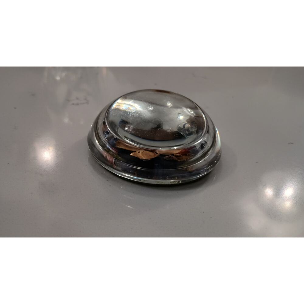 $Vintage Lucite Dried flower paperweight Eclectic, Boho, Hippie Earthy - Picture 2 of 4